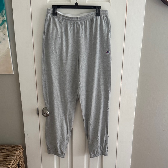 Men’s Champion Light Gray Joggers - Picture 1 of 3